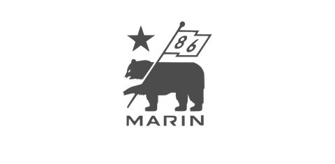 Marin Bikes logo, one of the brands that use Triplacement to produce their print on demand products.